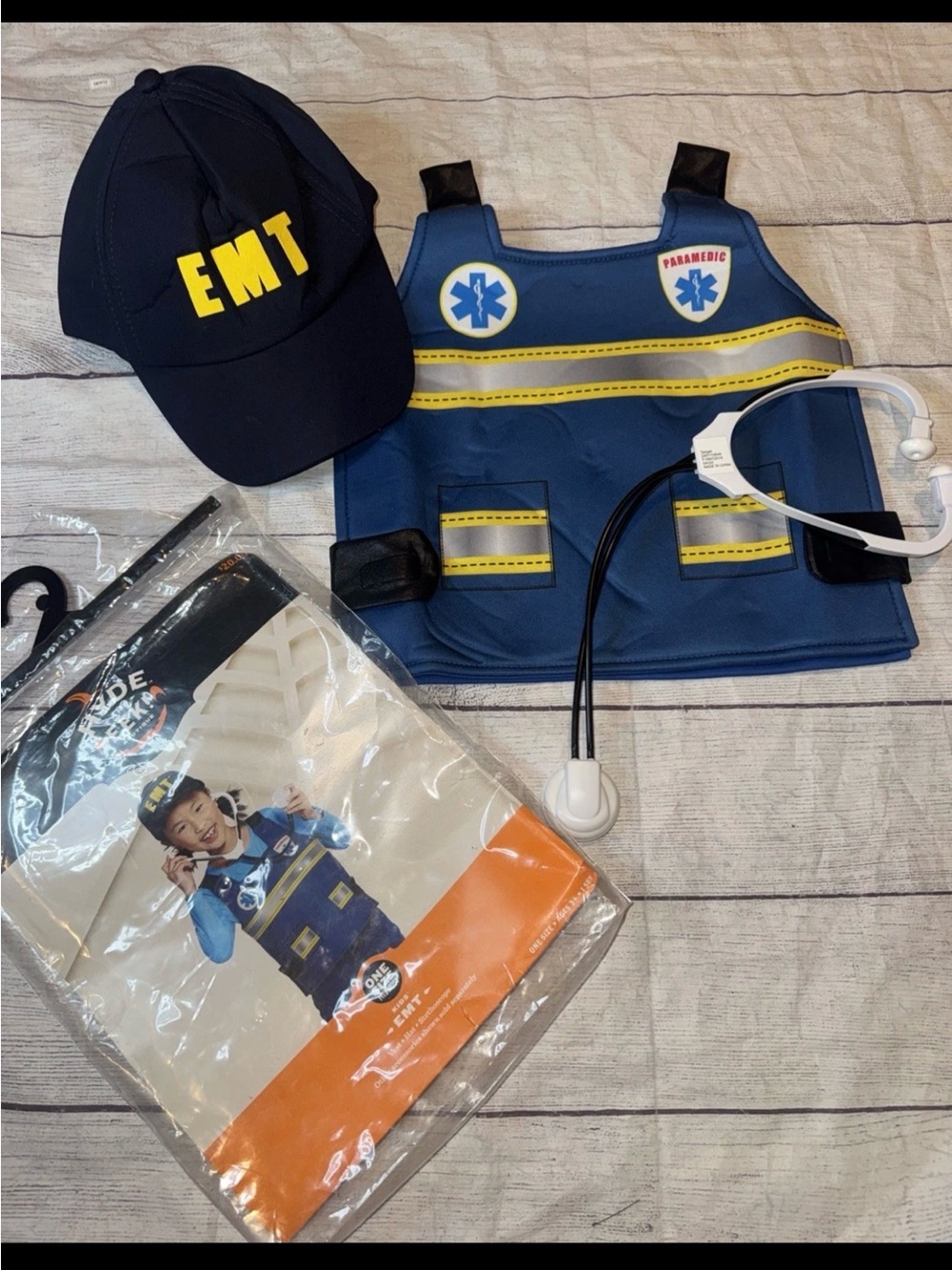 EMT Paramedic Kids Costume Dress Up Dr 2 4 6 8